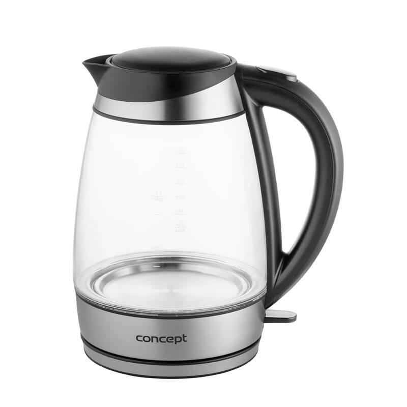 Rychlovarná konvice Concept RK4110 černá sklo