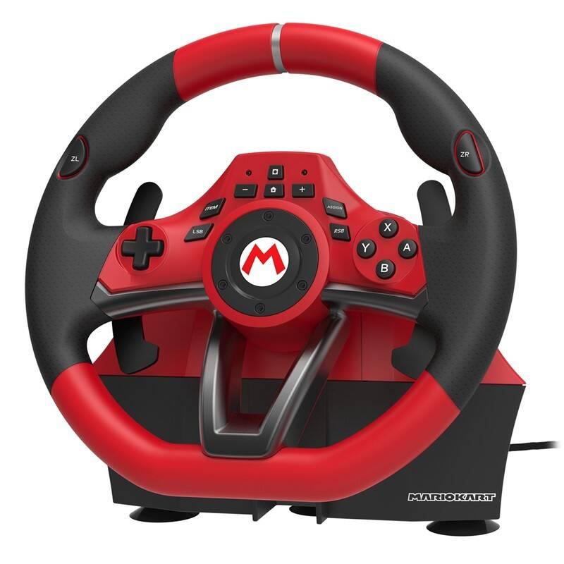 Volant HORI Mario Kart Racing Wheel Pro DELUXE černá, Volant, HORI, Mario, Kart, Racing, Wheel, Pro, DELUXE, černá