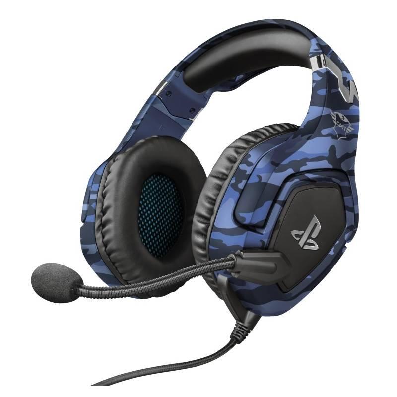Headset Trust GXT 488 Forze-B Sony PS4 Licensed modrý, Headset, Trust, GXT, 488, Forze-B, Sony, PS4, Licensed, modrý