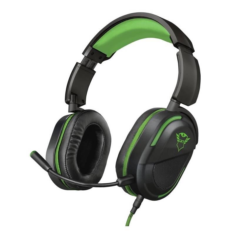 Headset Trust GXT422G Legion pro Xbox One černý zelený
