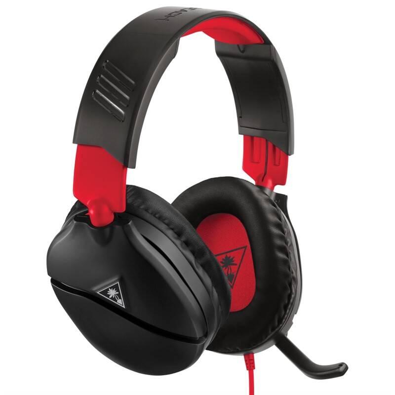 Headset Turtle Beach Recon 70 pro Nintendo Switch černý červený