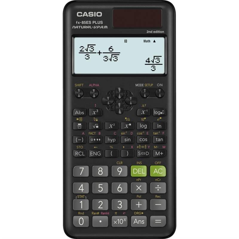 Kalkulačka Casio FX 85ES PLUS 2E černá, Kalkulačka, Casio, FX, 85ES, PLUS, 2E, černá