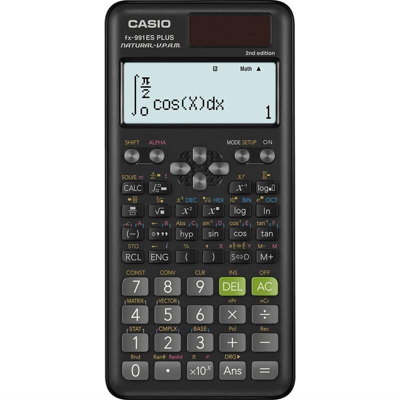 Kalkulačka Casio FX 991 ES PLUS 2E černá, Kalkulačka, Casio, FX, 991, ES, PLUS, 2E, černá