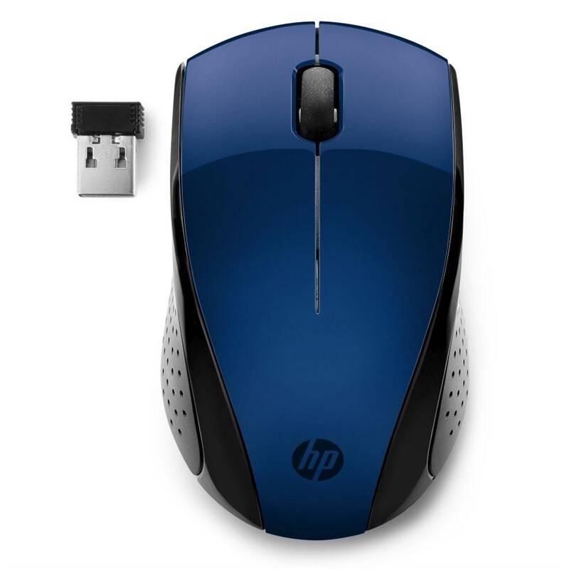 Myš HP 220 modrá, Myš, HP, 220, modrá