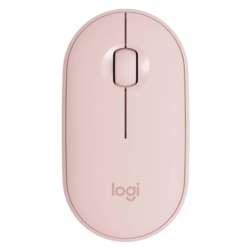 Myš Logitech Pebble M350 růžová, Myš, Logitech, Pebble, M350, růžová