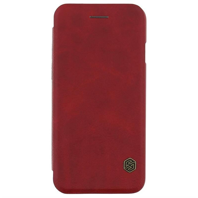 Pouzdro na mobil flipové Nillkin Qin Book pro Apple iPhone 6 6s červené