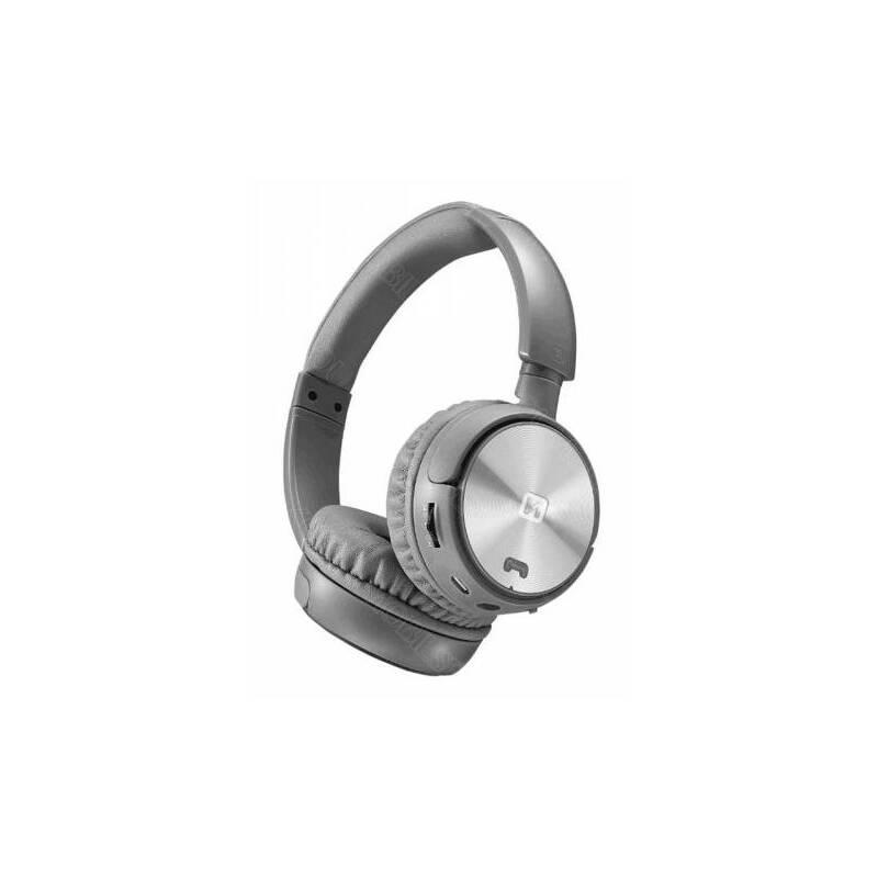 Sluchátka Swissten Trix stříbrná šedá