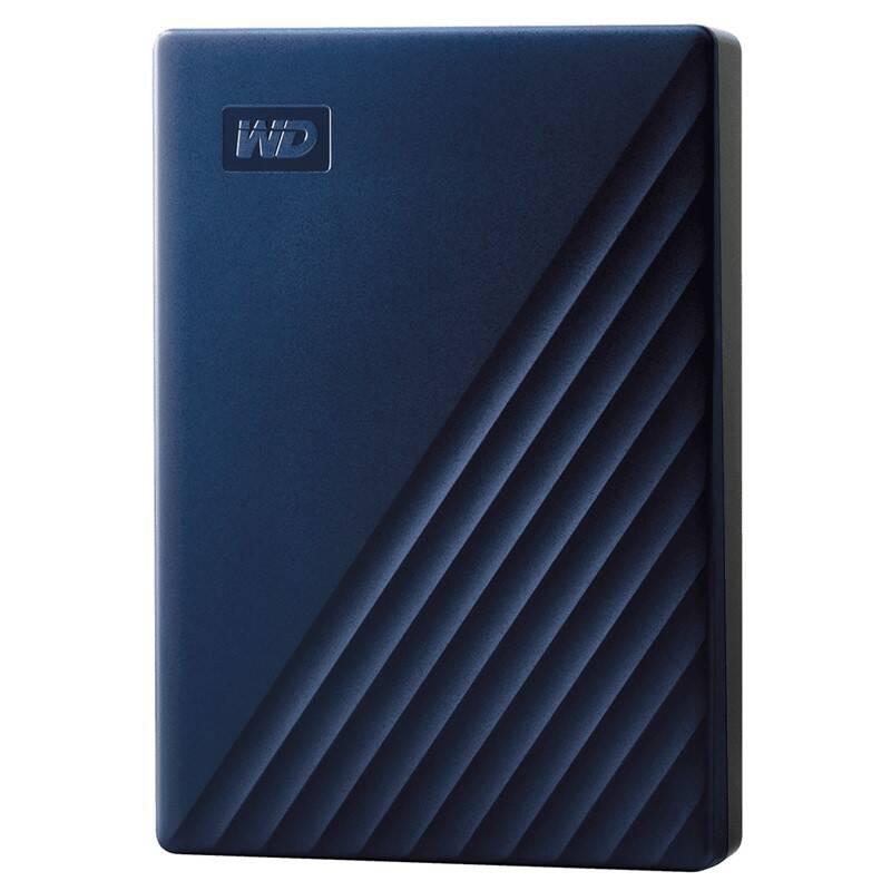 Externí pevný disk 2,5" Western Digital 4TB pro Mac modrý