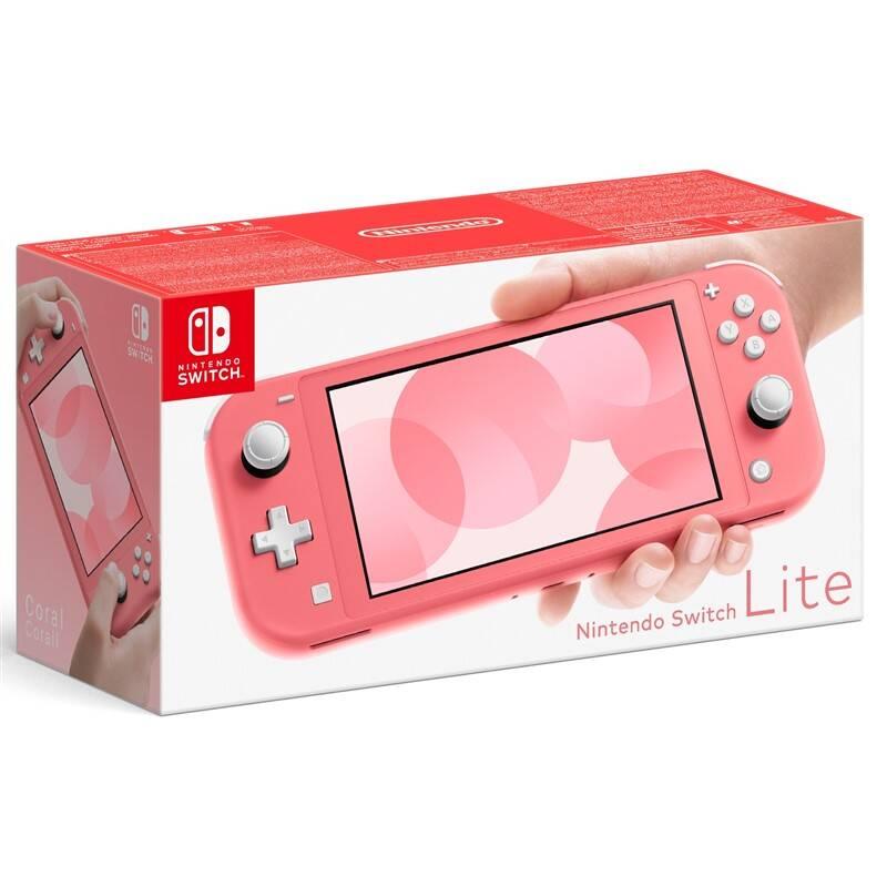 Herní konzole Nintendo Switch Lite růžová, Herní, konzole, Nintendo, Switch, Lite, růžová