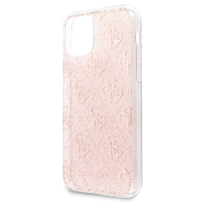 Kryt na mobil Guess 4G Glitter pro iPhone 11 Pro Max růžový, Kryt, na, mobil, Guess, 4G, Glitter, pro, iPhone, 11, Pro, Max, růžový