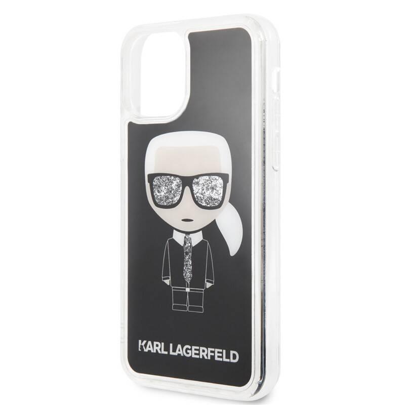 Kryt na mobil Karl Lagerfeld Iconic pro Apple iPhone 11 Pro Max černý