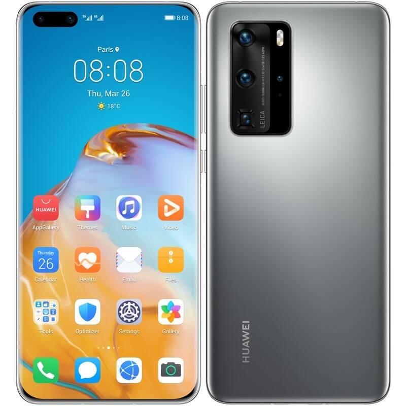 Mobilní telefon Huawei P40 Pro šedý