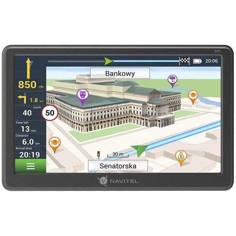 Navigační systém GPS Navitel E707 Magnetic šedá