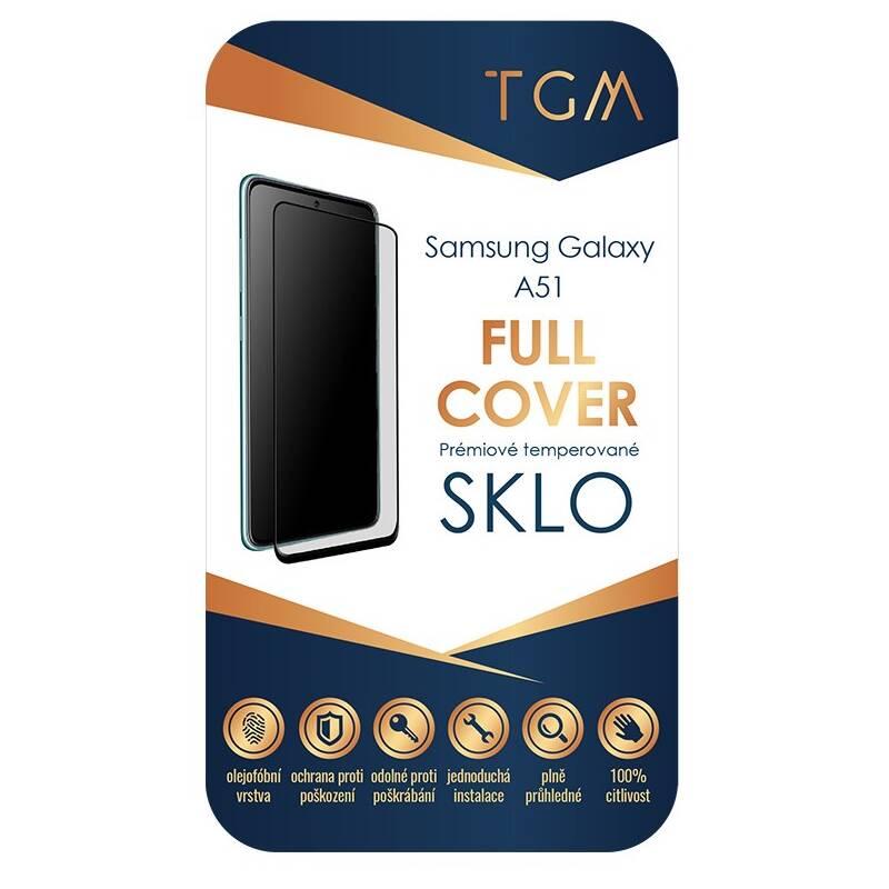 Ochranné sklo TGM Full Cover pro Samsung Galaxy A51 černé
