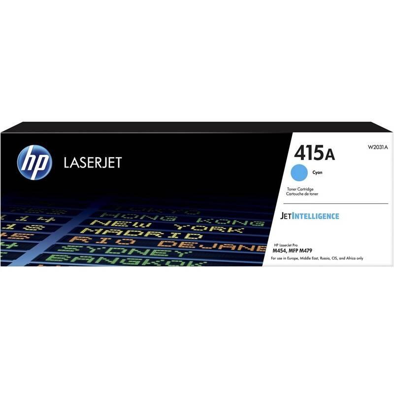 Toner HP 415A, 2100 stran modrý