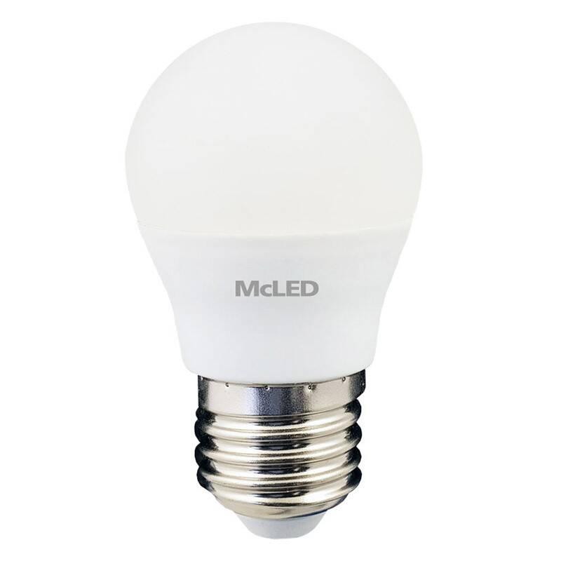 Žárovka LED McLED kapka, 5,5W, E27, teplá bílá, Žárovka, LED, McLED, kapka, 5,5W, E27, teplá, bílá