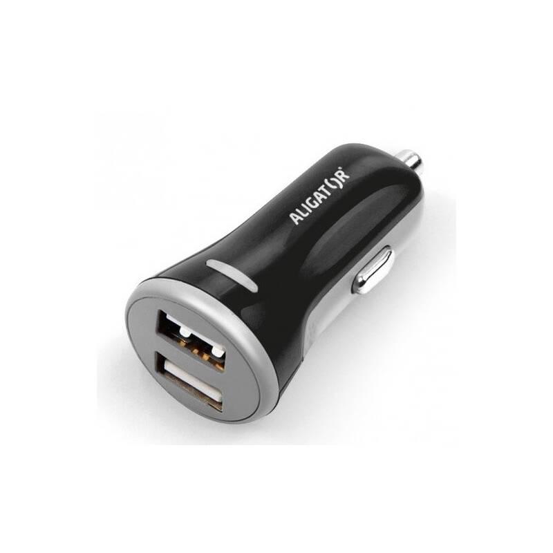 Adaptér do auta Aligator 2xUSB, smart
