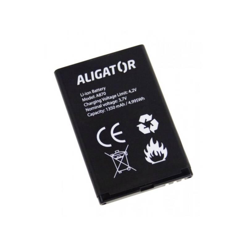 Baterie Aligator A800 A850 A870 D920, Li-Ion 1450 mAh, Baterie, Aligator, A800, A850, A870, D920, Li-Ion, 1450, mAh