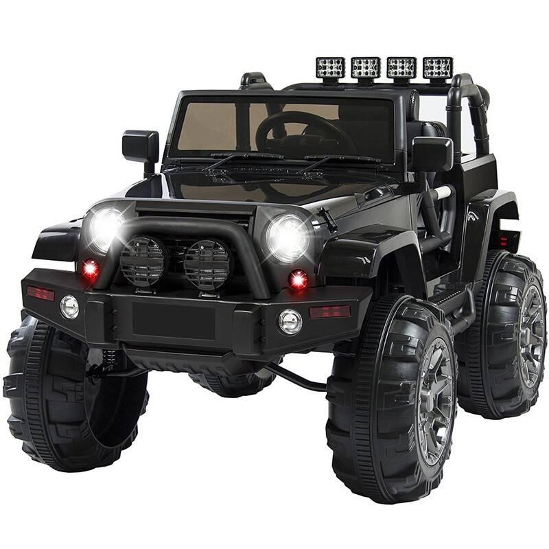 Elektrické autíčko Made Jeep černé