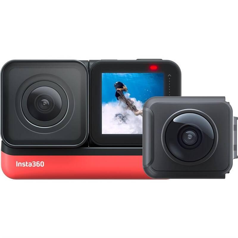 Outdoorová kamera Insta360 ONE R černá červená, Outdoorová, kamera, Insta360, ONE, R, černá, červená