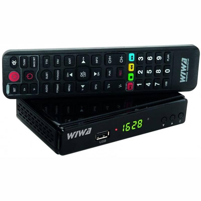 Set-top box WIWA H.265 černý, Set-top, box, WIWA, H.265, černý