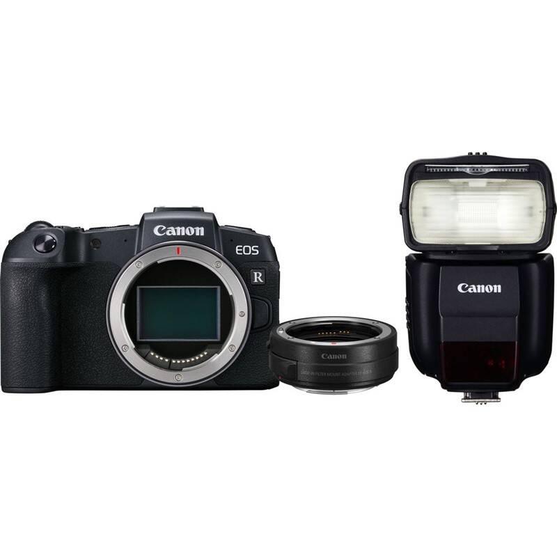 Set výrobků Canon EOS RP adapter blesk 430EX III-RT, Set, výrobků, Canon, EOS, RP, adapter, blesk, 430EX, III-RT
