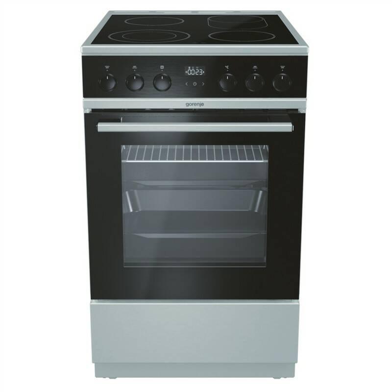 Sklokeramický sporák Gorenje EC5355XPA nerez