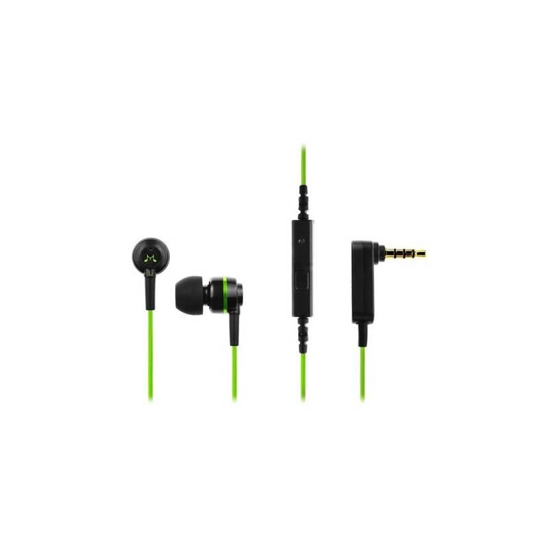 Sluchátka SoundMAGIC ES18S černá zelená