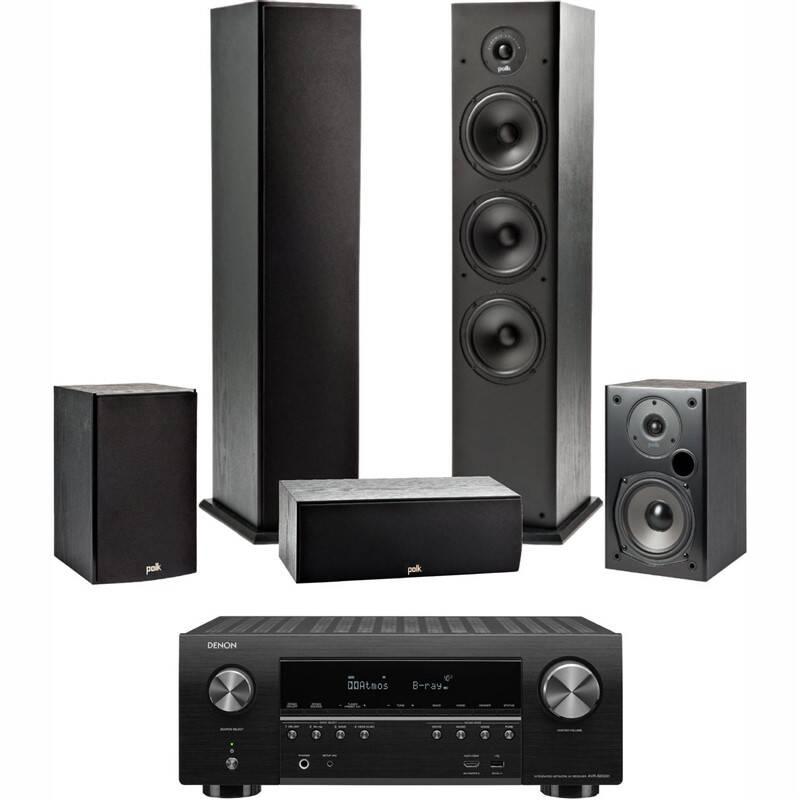 AV Receiver Denon AVR-S950H reproduktory Polk T50 2 ks černý, AV, Receiver, Denon, AVR-S950H, reproduktory, Polk, T50, 2, ks, černý