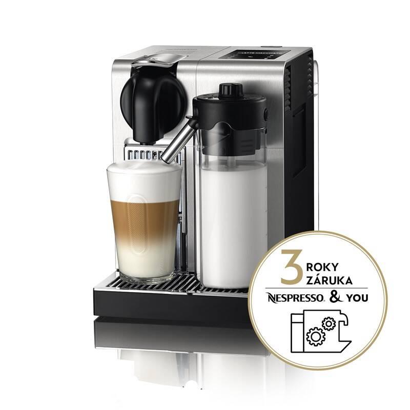 Espresso DeLonghi Nespresso Lattissima EN750MB stříbrné