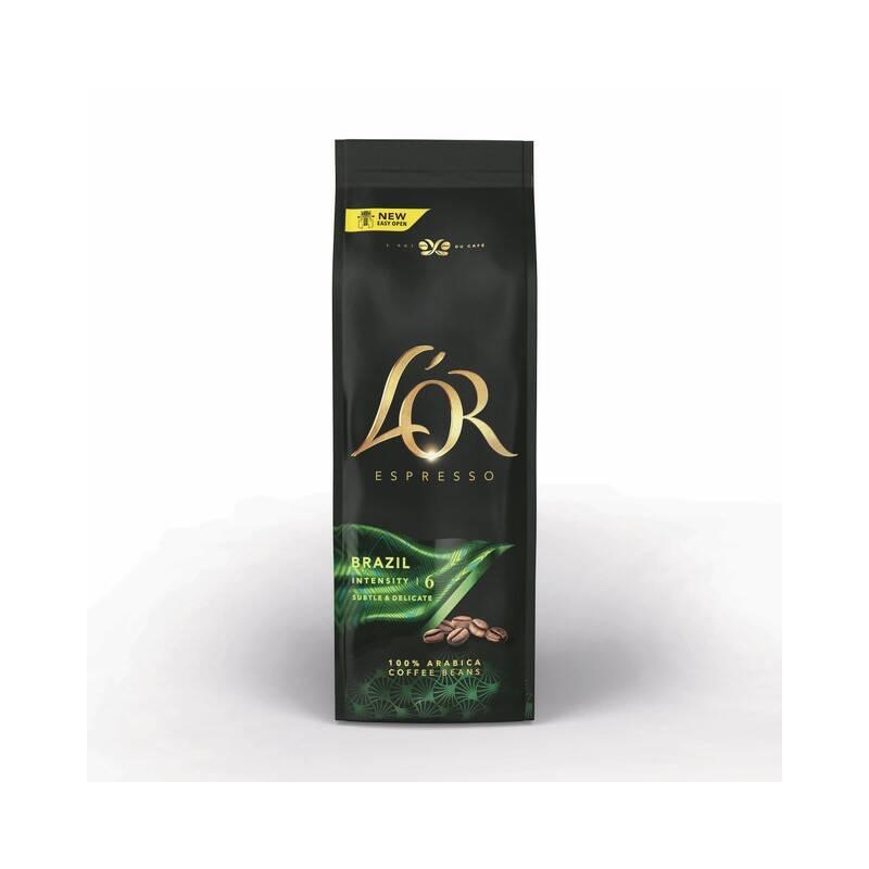 Káva zrnková L'or Brazil 500 g, Káva, zrnková, L'or, Brazil, 500, g