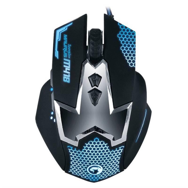 Myš Marvo M418 černá červená