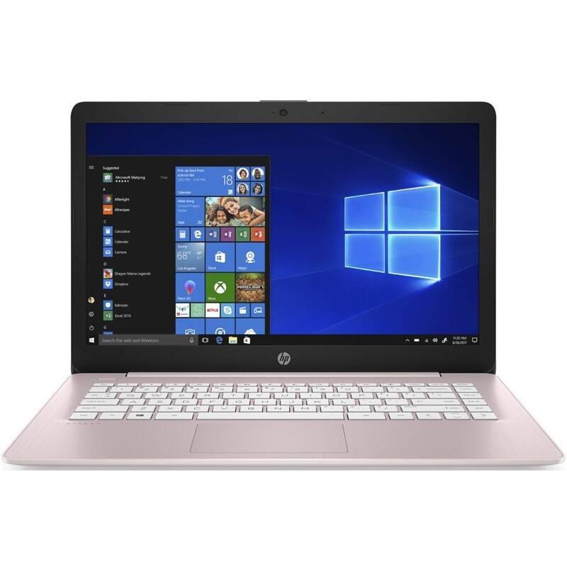 Notebook HP 14-ds0007nc růžový, bez operačního