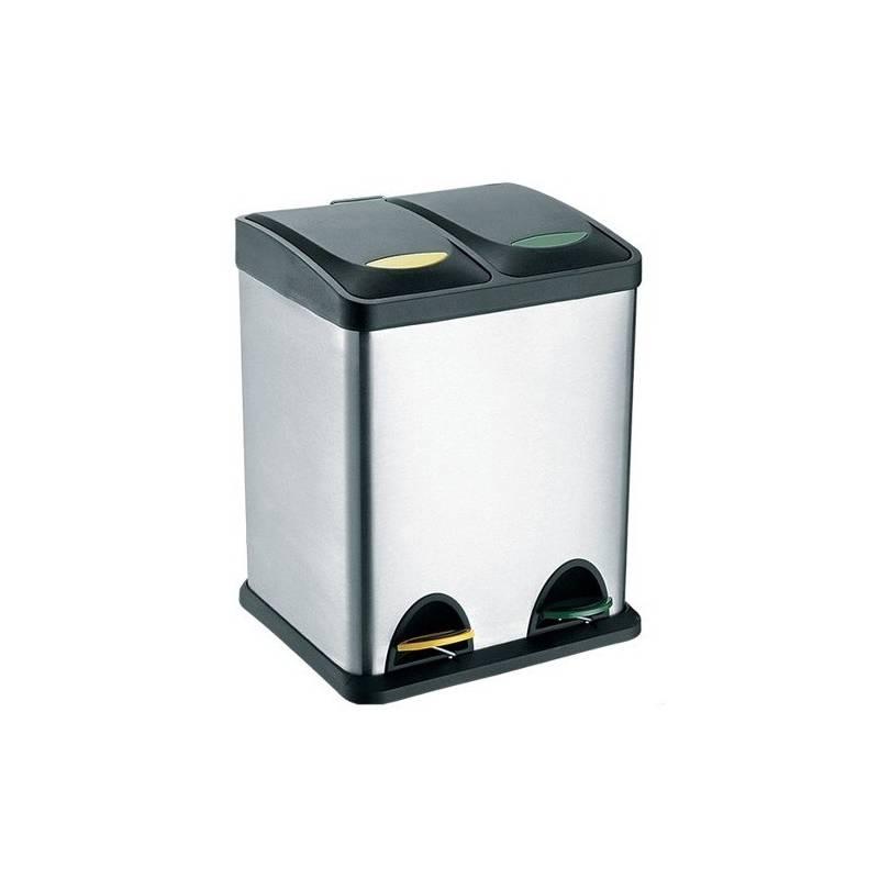 Odpadkový koš TORO 270231 černý nerez