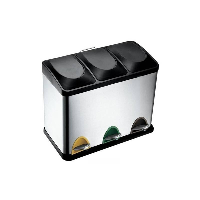 Odpadkový koš TORO 270233 černý nerez