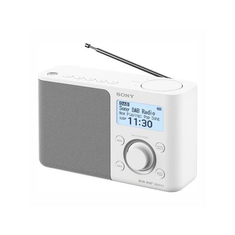 Radiopřijímač s DAB Sony XDR-S61DW bílý