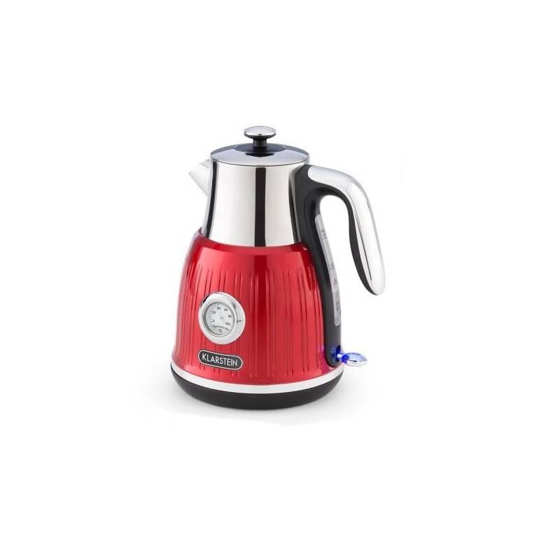 Rychlovarná konvice Klarstein Cancan červená