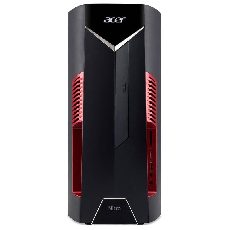 Stolní počítač Acer Nitro N50-600 černý červený, Stolní, počítač, Acer, Nitro, N50-600, černý, červený