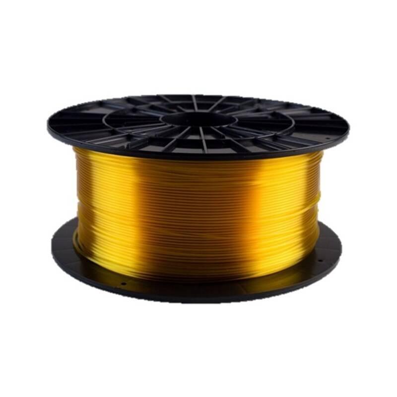 Tisková struna Filament PM 1,75 PETG, 1 kg žlutá průhledná