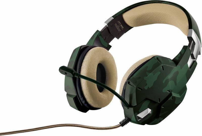 Headset Trust GXT 322C Green Camouflage