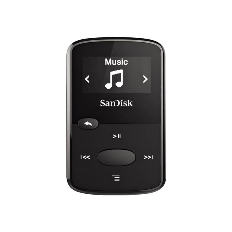 MP3 přehrávač Sandisk Sansa Clip JAM 8 GB černý