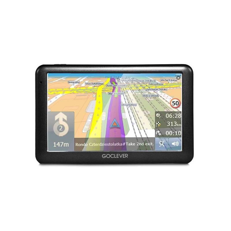 Navigační systém GPS GoClever Navio 2 540 MapFactor Lifetime černá