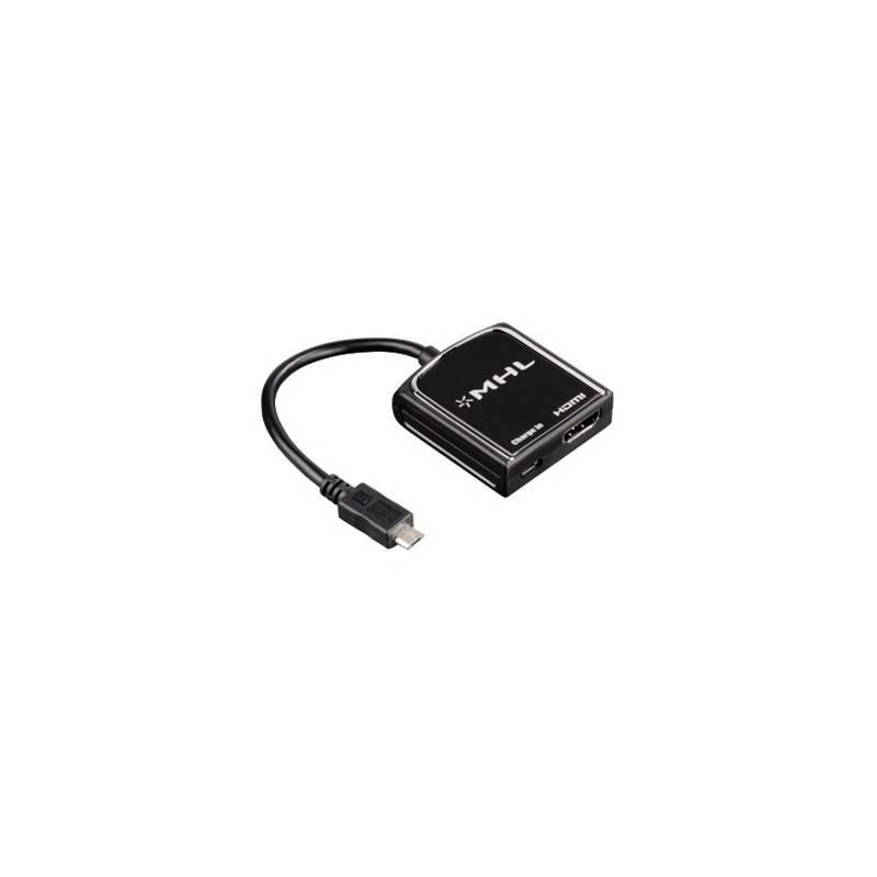 Redukce Hama Micro USB HDMI černá