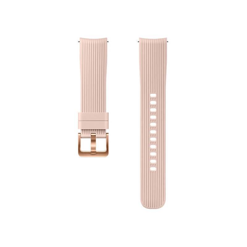 Výměnný pásek Samsung silikonový pro Galaxy Watch ET-YSU81M 20mm růžový