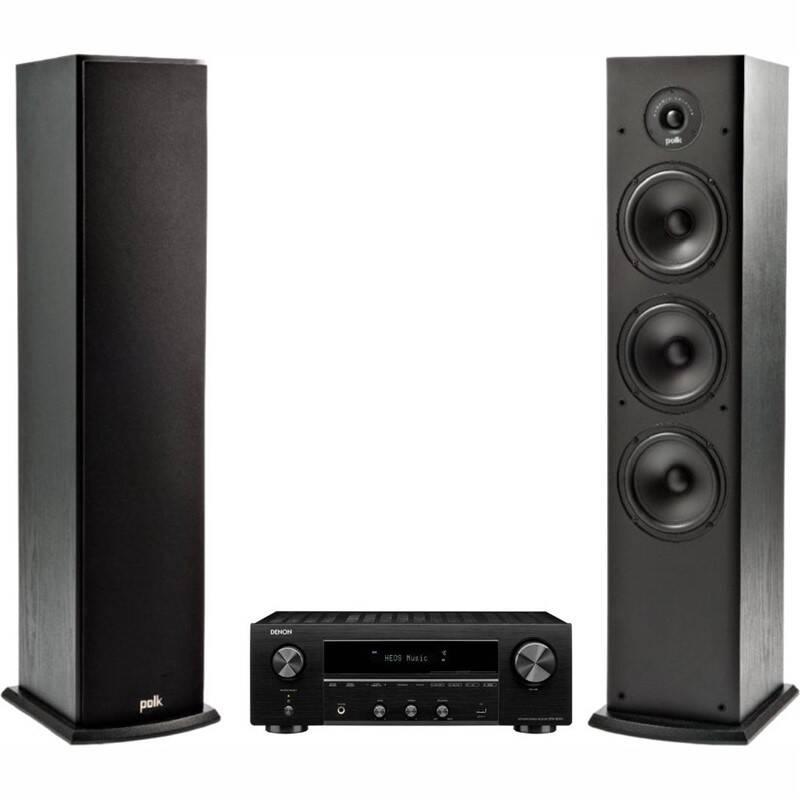 AV Receiver Denon DRA-800H reproduktory Polk T50 2 ks černý