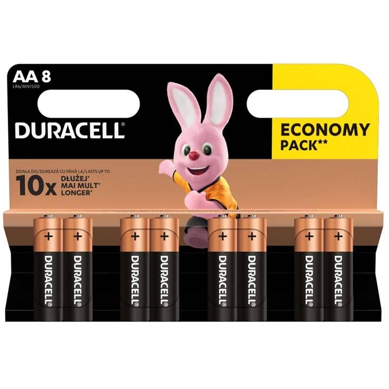 Baterie alkalická Duracell Basic AA, LR06,