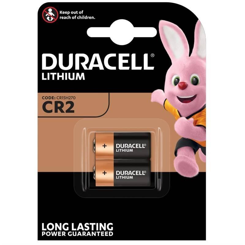 Baterie alkalická Duracell CR2, blistr 2ks