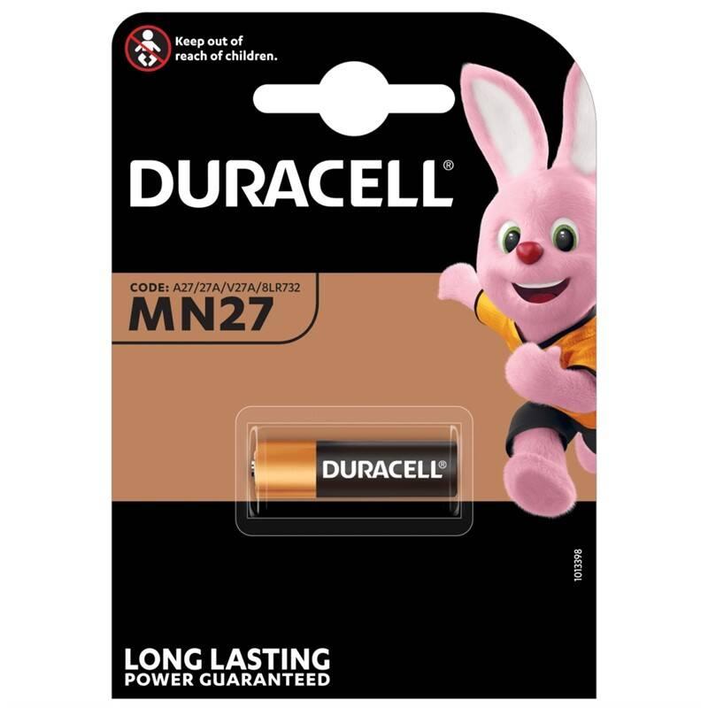 Baterie alkalická Duracell MN27, blistr 1ks