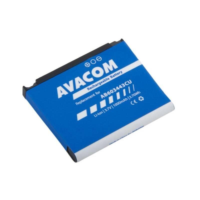 Baterie Avacom pro Samsung SGH-G800, S5230 Li-Ion 3,7V 1000mAh, Baterie, Avacom, pro, Samsung, SGH-G800, S5230, Li-Ion, 3,7V, 1000mAh