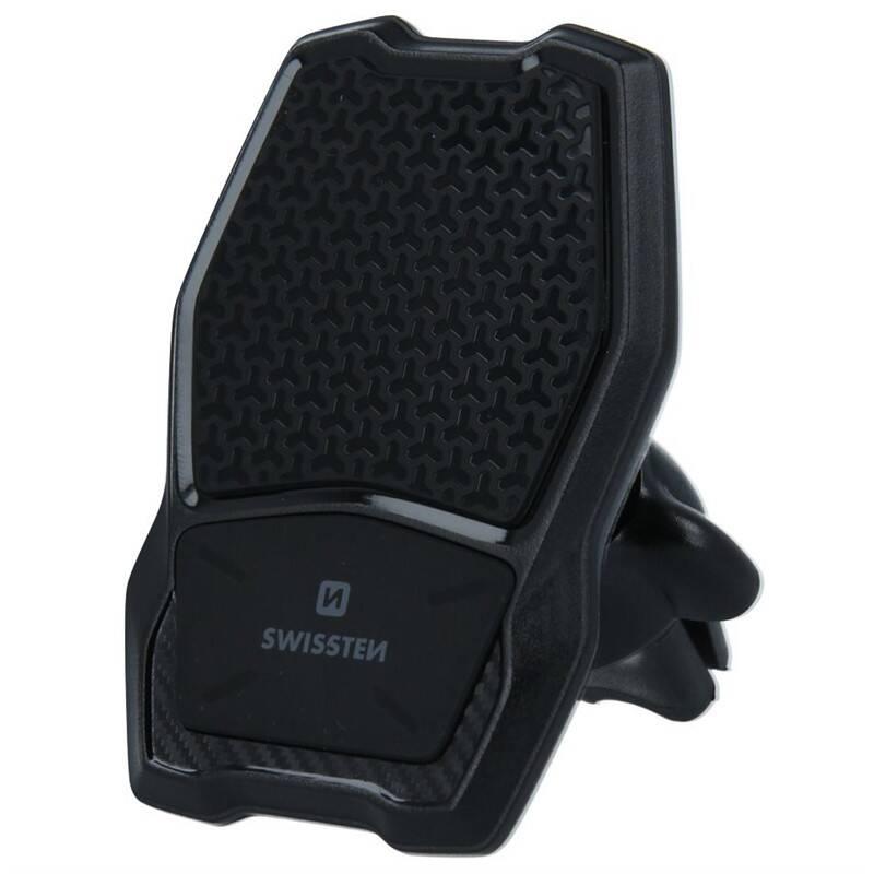 Držák na mobil Swissten WM1-AV3 s bezdrátovým nabíjením černý